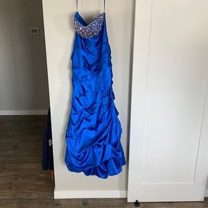 Royal blue prom/grad dress